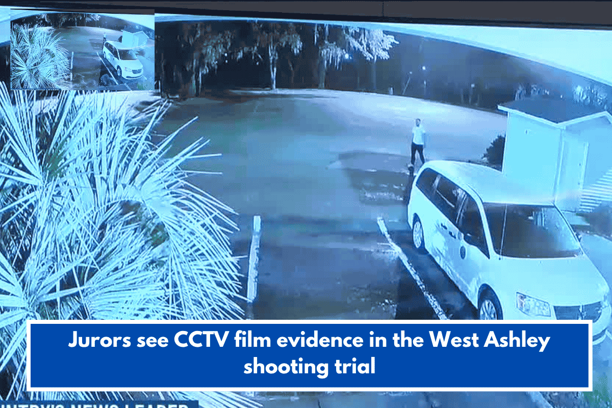 Jurors see CCTV film evidence in the West Ashley shooting trial