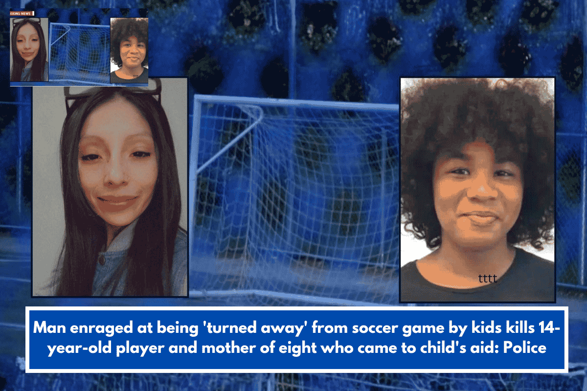 Man enraged at being 'turned away' from soccer game by kids kills 14-year-old player and mother of eight who came to child's aid: Police
