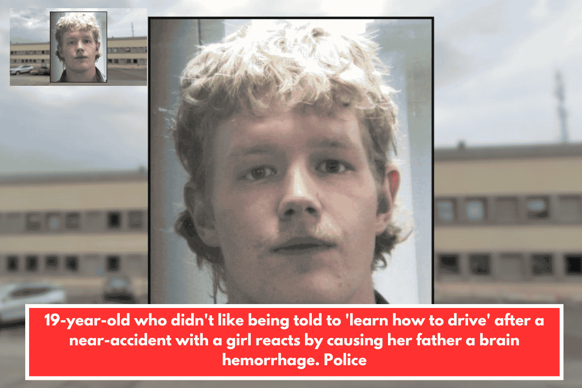 19-year-old who didn't like being told to 'learn how to drive' after a near-accident with a girl reacts by causing her father a brain hemorrhage. Police