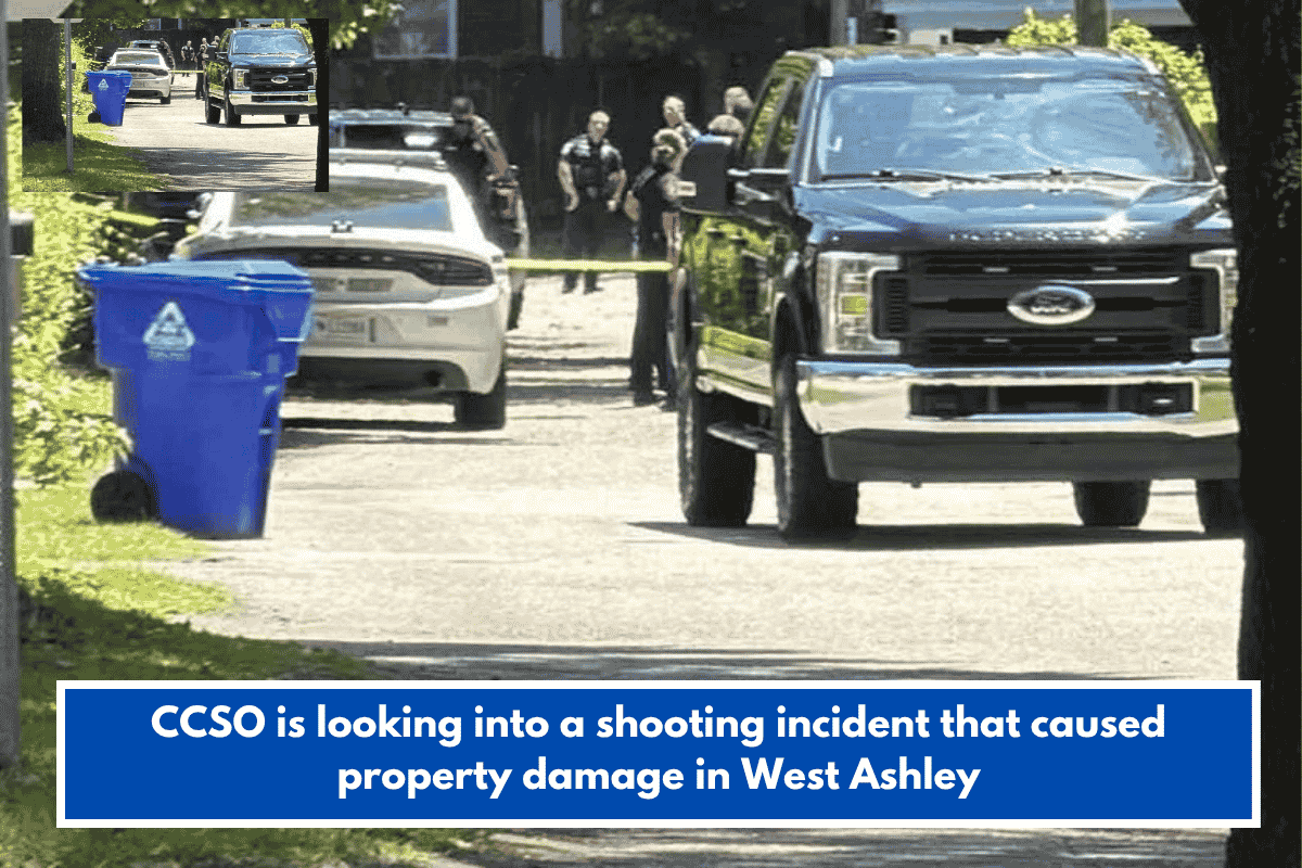 CCSO is looking into a shooting incident that caused property damage in West Ashley