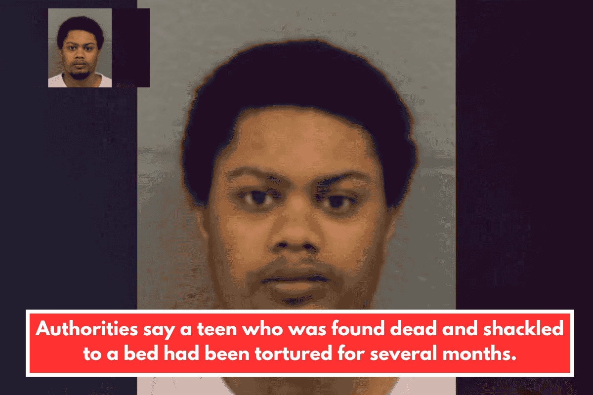 Authorities say a teen who was found dead and shackled to a bed had been tortured for several months.