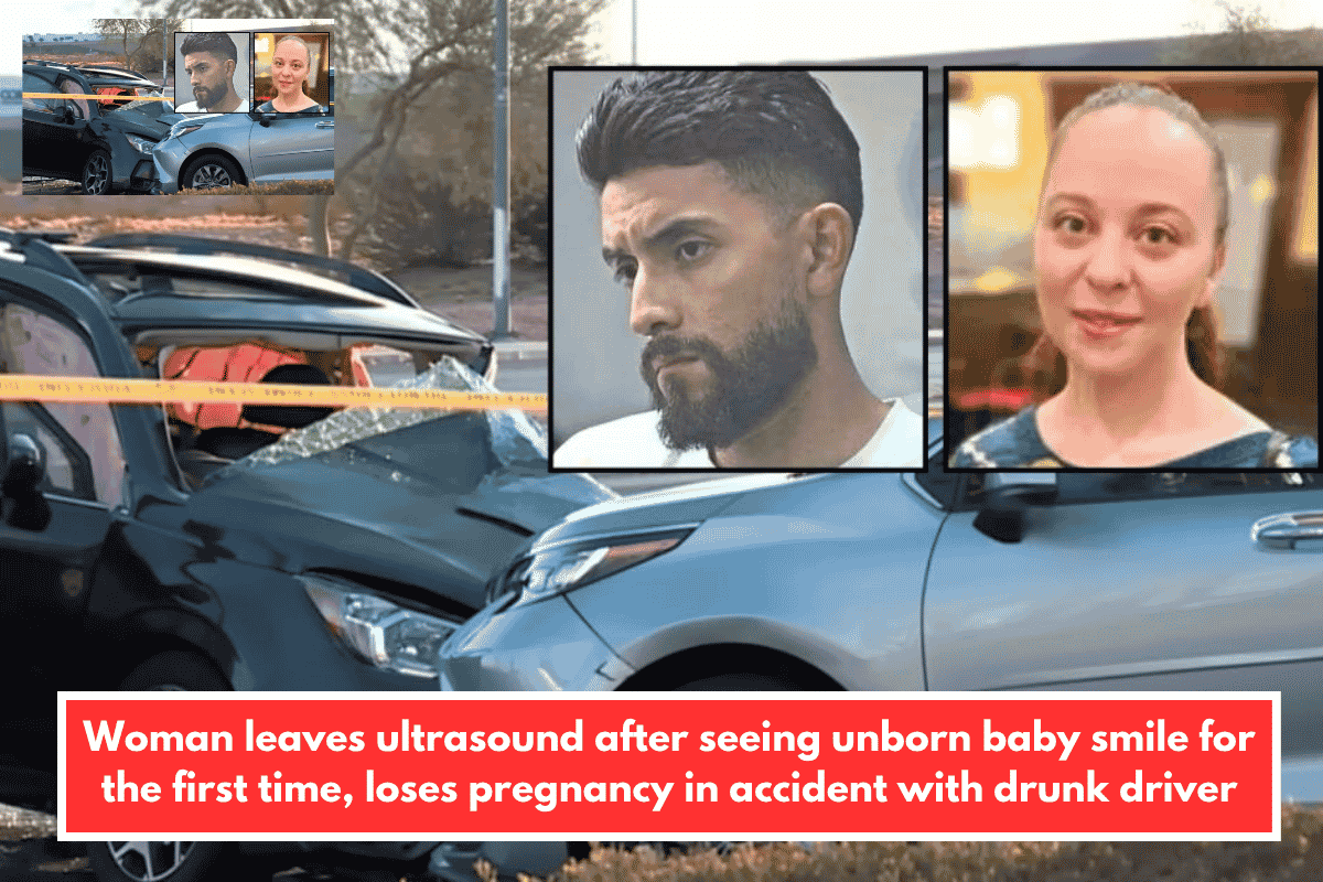 Woman leaves ultrasound after seeing unborn baby smile for the first time, loses pregnancy in accident with drunk driver