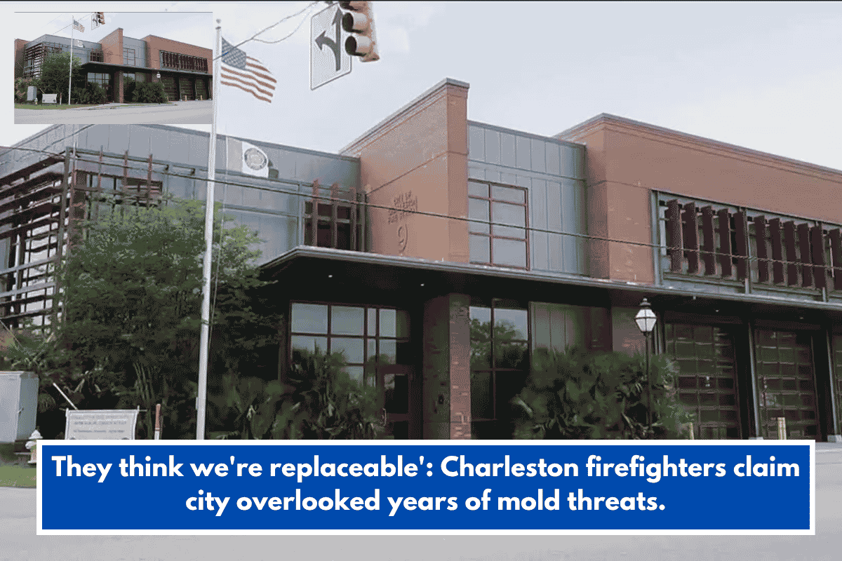 They think we're replaceable': Charleston firefighters claim city overlooked years of mold threats.