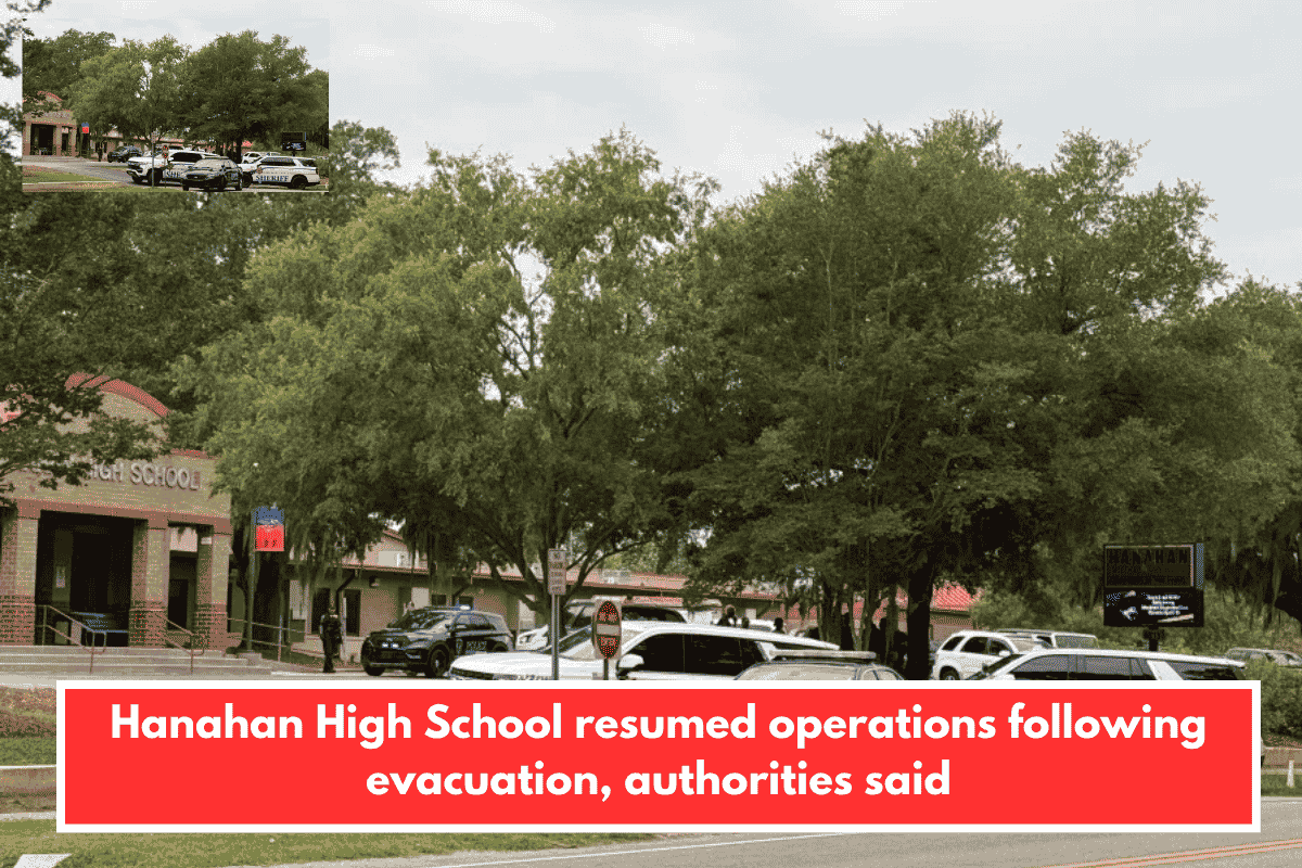 Hanahan High School resumed operations following evacuation, authorities said