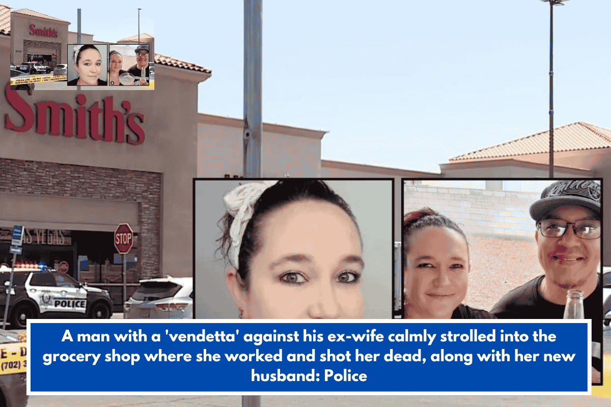 A man with a 'vendetta' against his ex-wife calmly strolled into the grocery shop where she worked and shot her dead, along with her new husband: Police