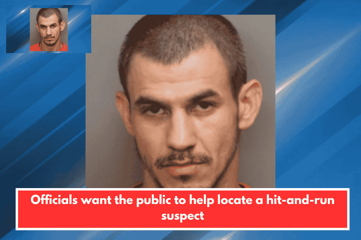 Officials want the public to help locate a hit-and-run suspect