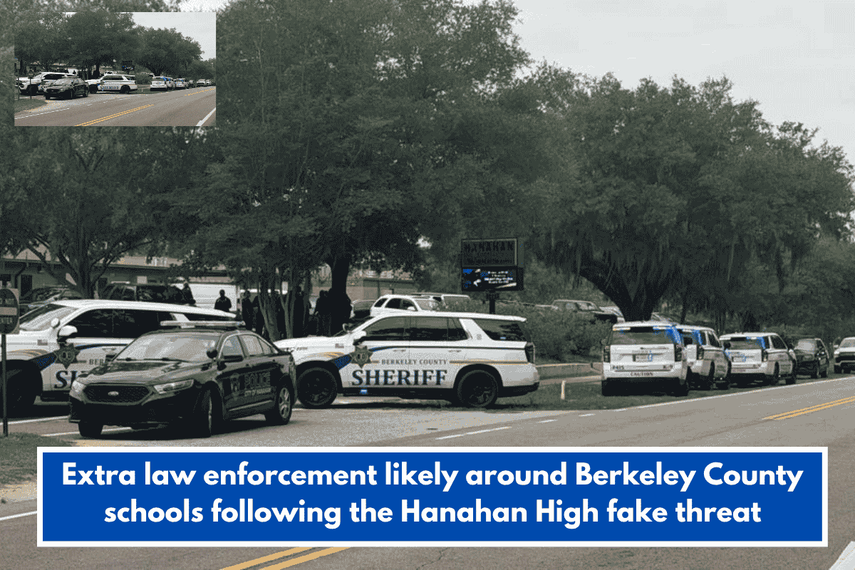 Extra law enforcement likely around Berkeley County schools following the Hanahan High fake threat