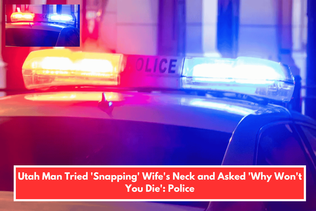 Utah Man Tried 'Snapping' Wife's Neck and Asked 'Why Won't You Die': Police