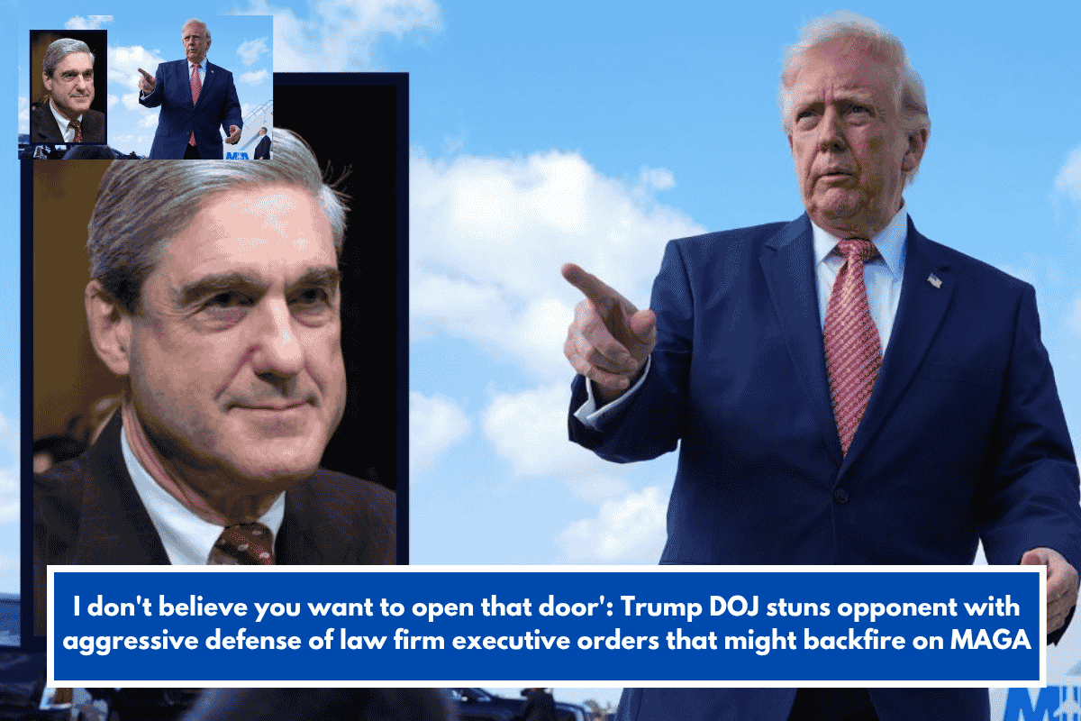 I don't believe you want to open that door': Trump DOJ stuns opponent with aggressive defense of law firm executive orders that might backfire on MAGA