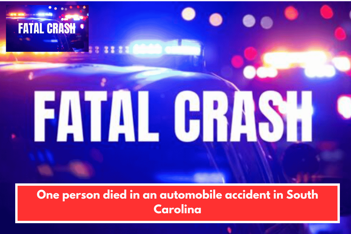 One person died in an automobile accident in South Carolina