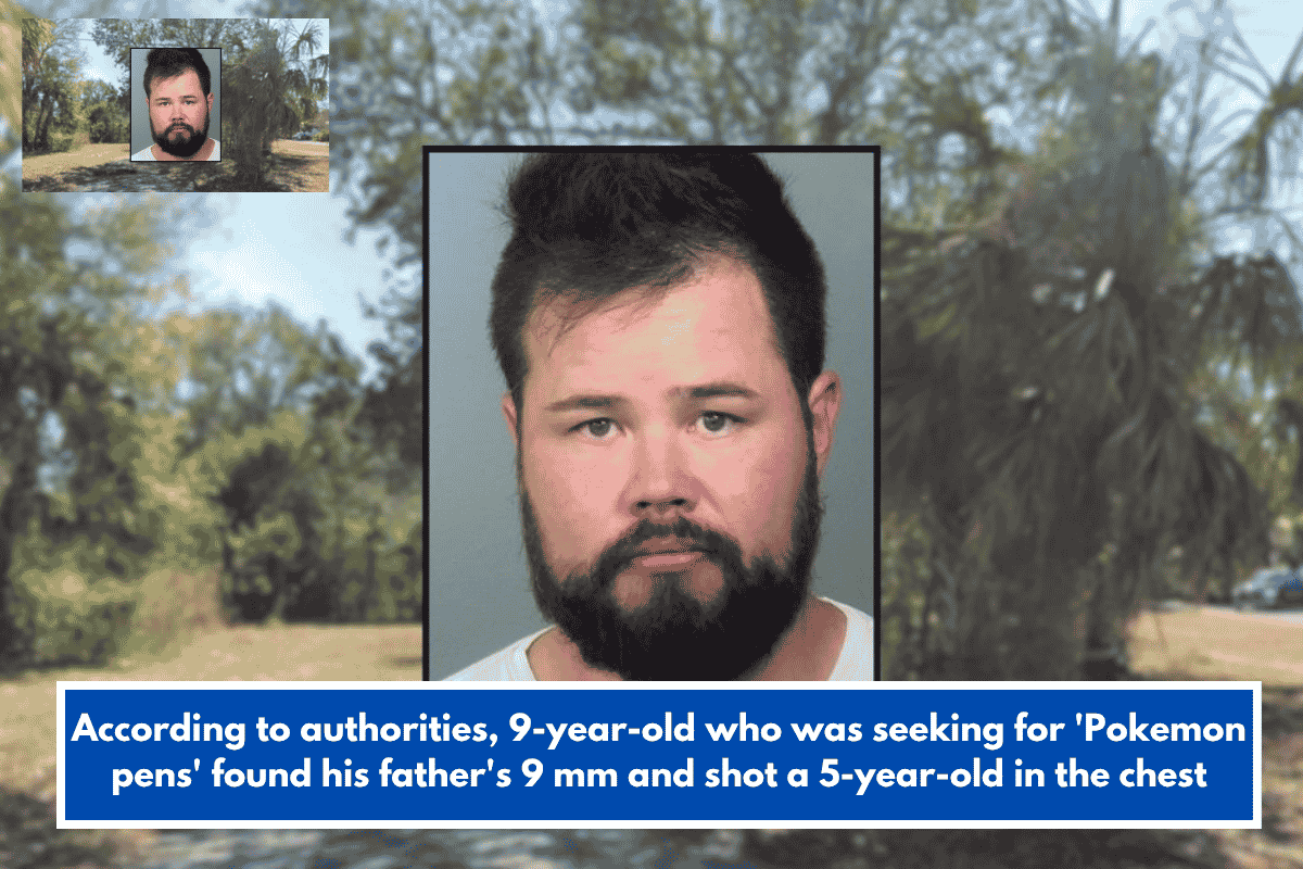 According to authorities, 9-year-old who was seeking for 'Pokemon pens' found his father's 9 mm and shot a 5-year-old in the chest