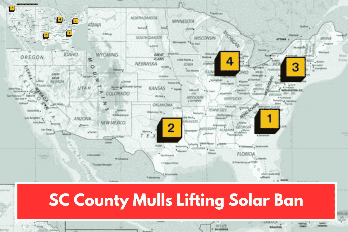 SC County Mulls Lifting Solar Ban