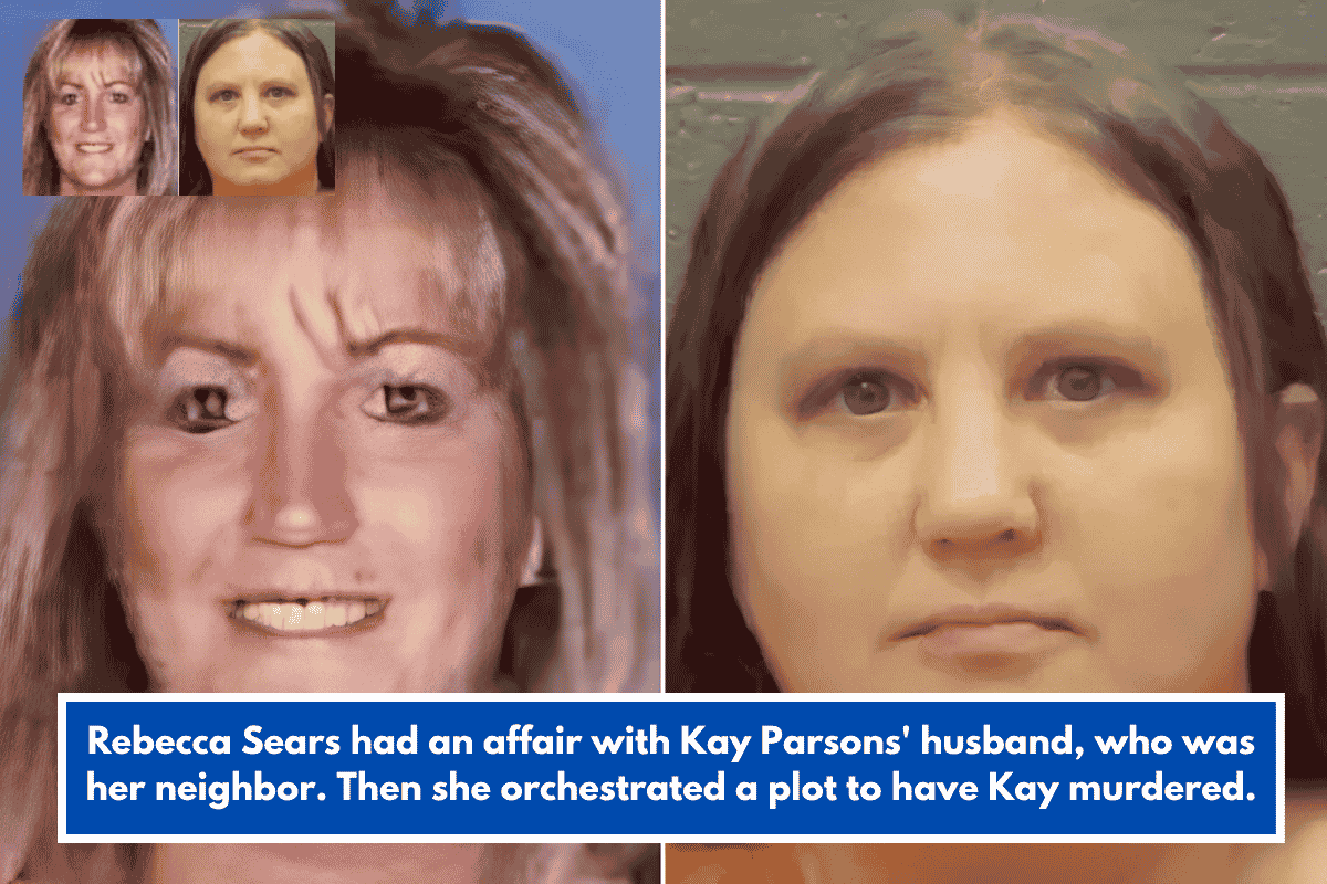 Rebecca Sears had an affair with Kay Parsons' husband, who was her neighbor. Then she orchestrated a plot to have Kay murdered.
