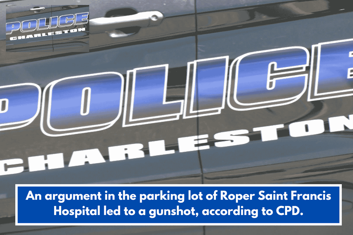 An argument in the parking lot of Roper Saint Francis Hospital led to a gunshot, according to CPD.