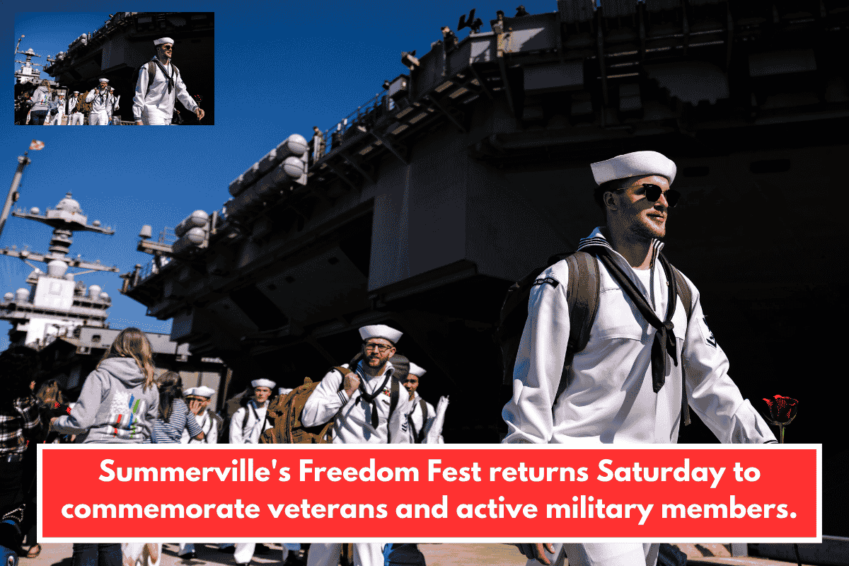 Summerville's Freedom Fest returns Saturday to commemorate veterans and active military members.