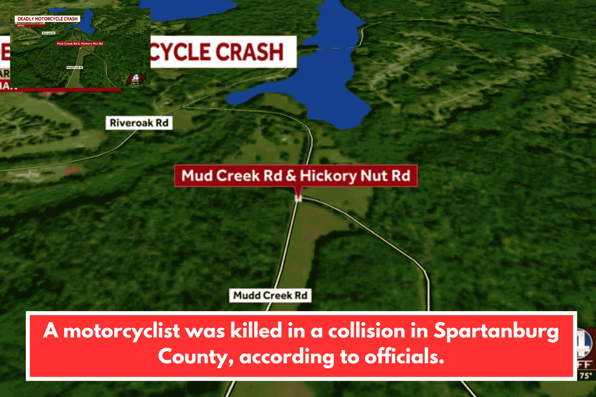 A motorcyclist was killed in a collision in Spartanburg County, according to officials.
