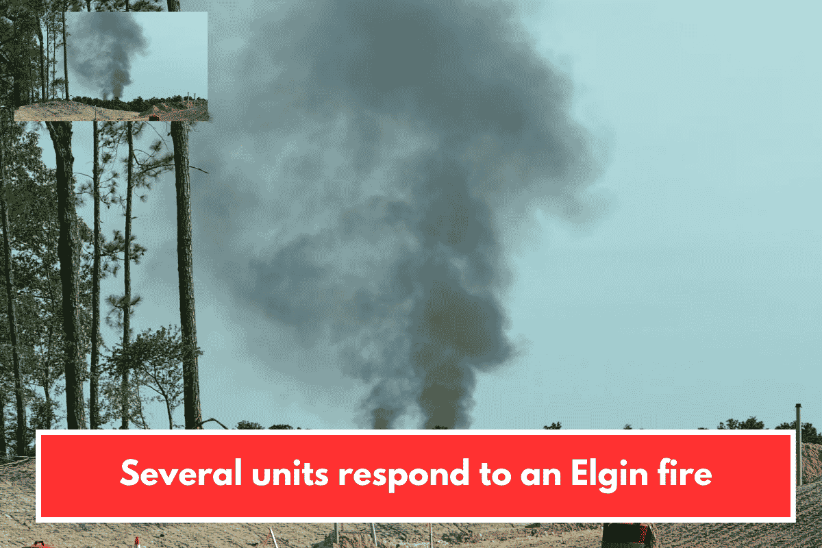 Several units respond to an Elgin fire