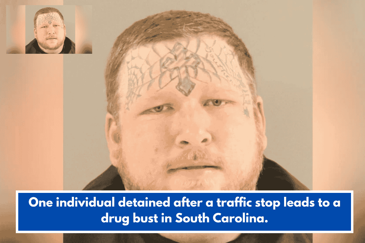 One individual detained after a traffic stop leads to a drug bust in South Carolina.