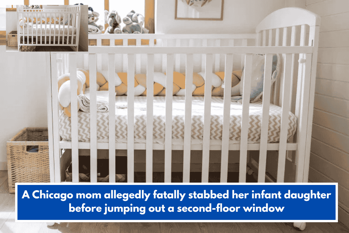 A Chicago mom allegedly fatally stabbed her infant daughter before jumping out a second-floor window