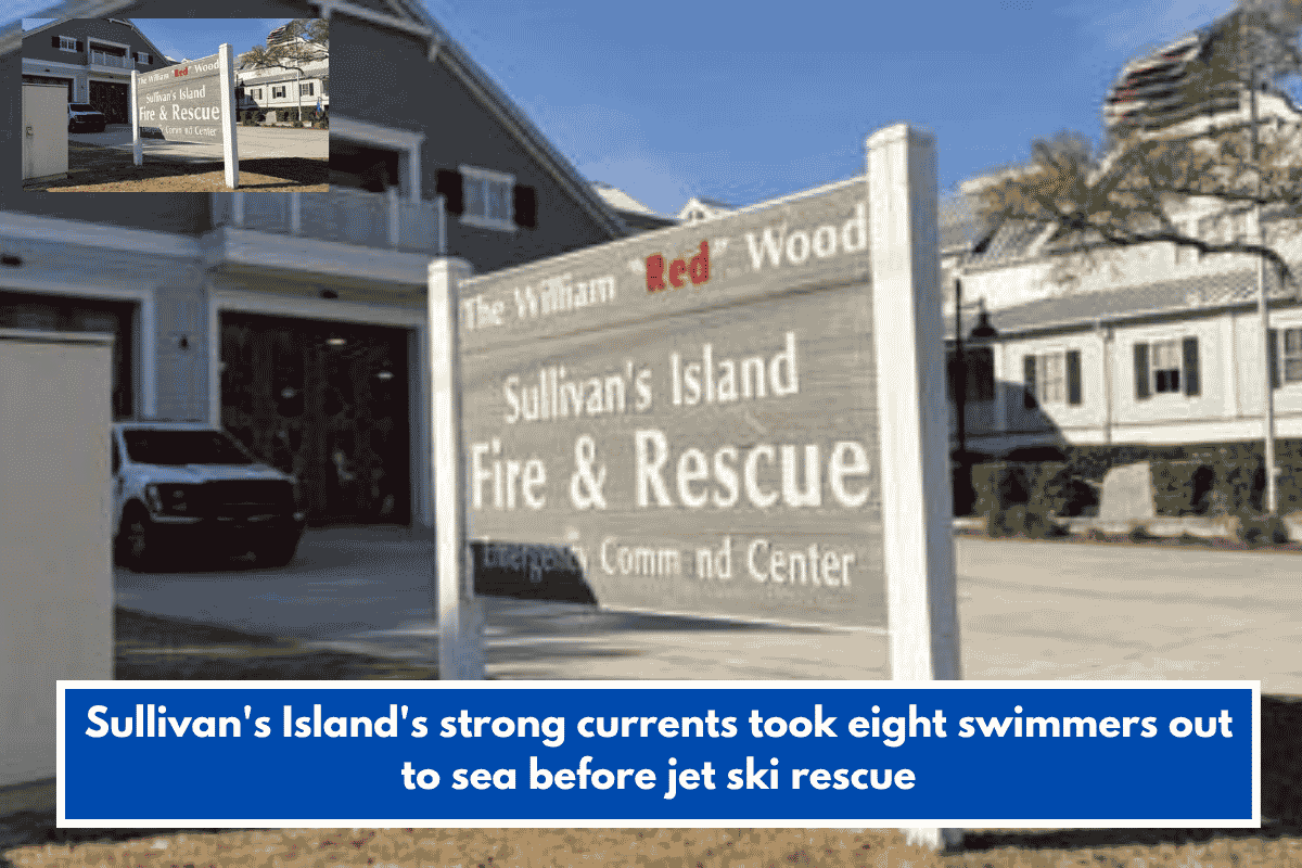 Sullivan's Island's strong currents took eight swimmers out to sea before jet ski rescue