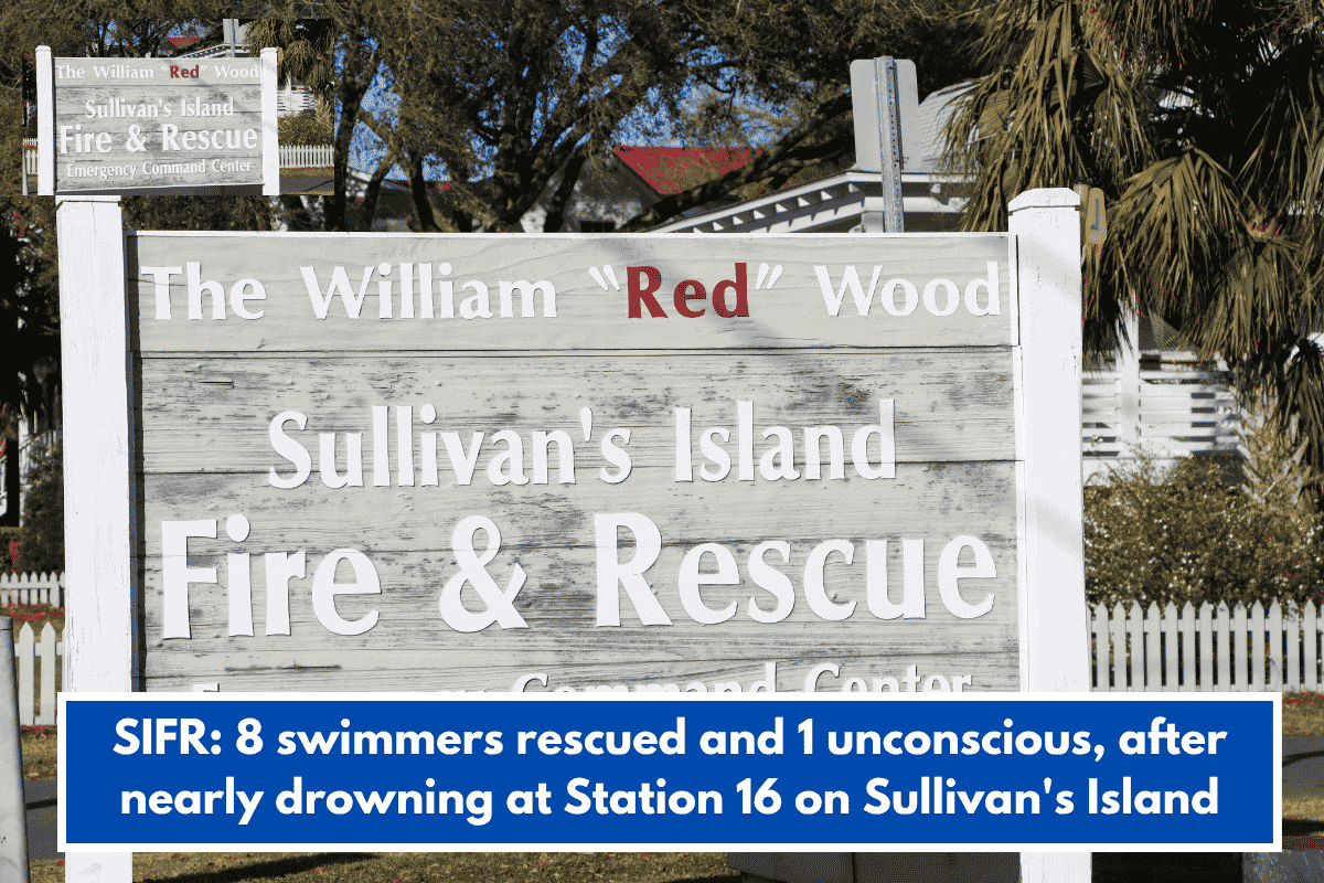 SIFR: 8 swimmers rescued and 1 unconscious, after nearly drowning at Station 16 on Sullivan's Island