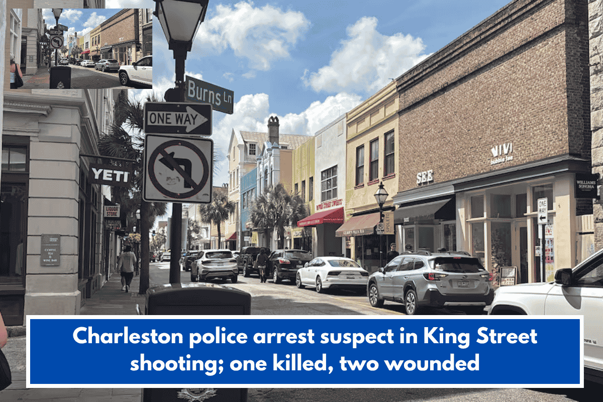 Charleston police arrest suspect in King Street shooting; one killed, two wounded