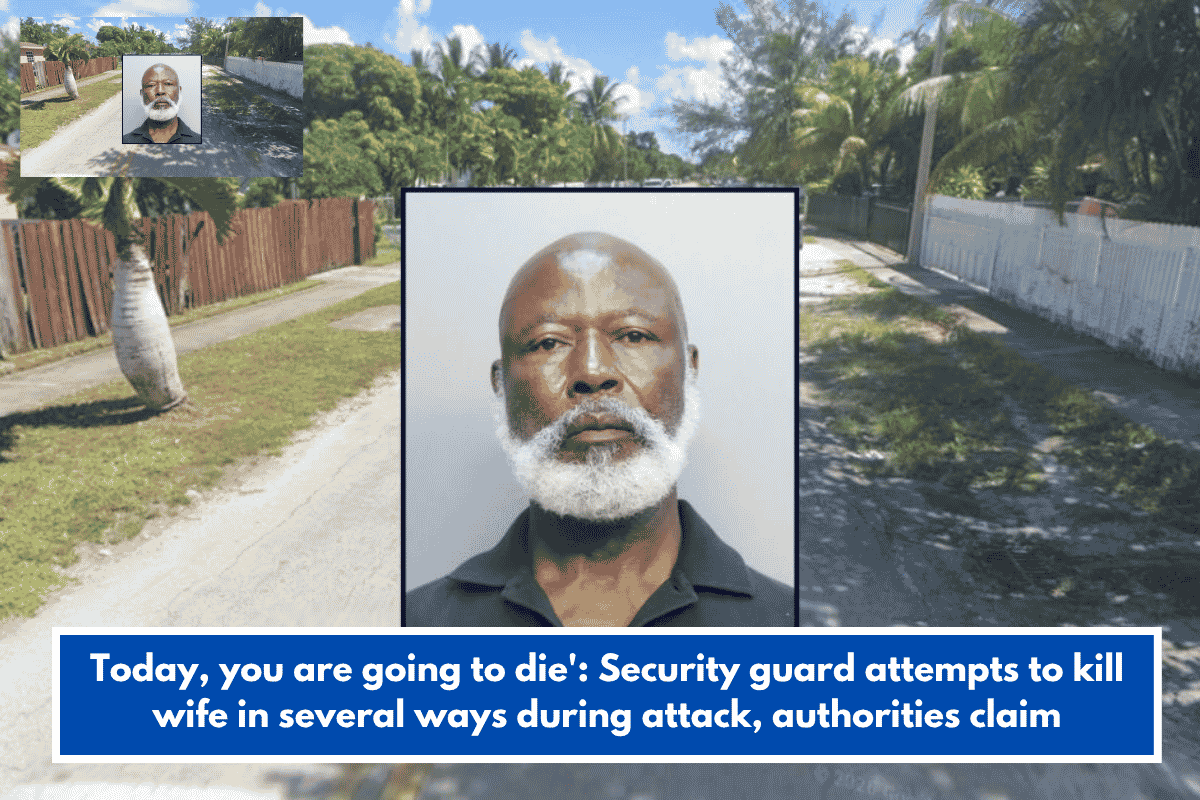Today, you are going to die': Security guard attempts to kill wife in several ways during attack, authorities claim