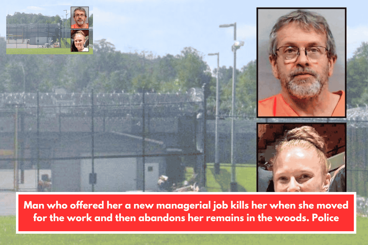 Man who offered her a new managerial job kills her when she moved for the work and then abandons her remains in the woods. Police
