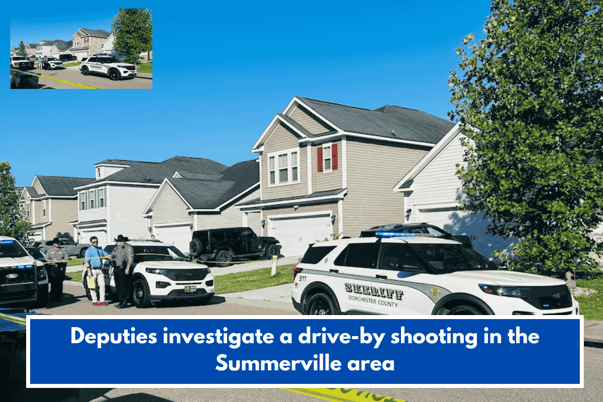 Deputies investigate a drive-by shooting in the Summerville area