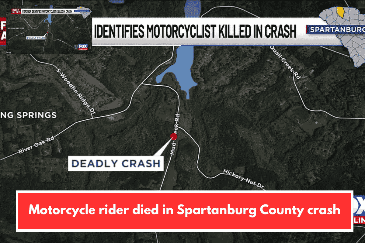 Motorcycle rider died in Spartanburg County crash