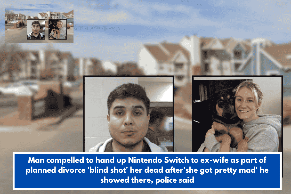 Man compelled to hand up Nintendo Switch to ex-wife as part of planned divorce 'blind shot' her dead after'she got pretty mad' he showed there, police said