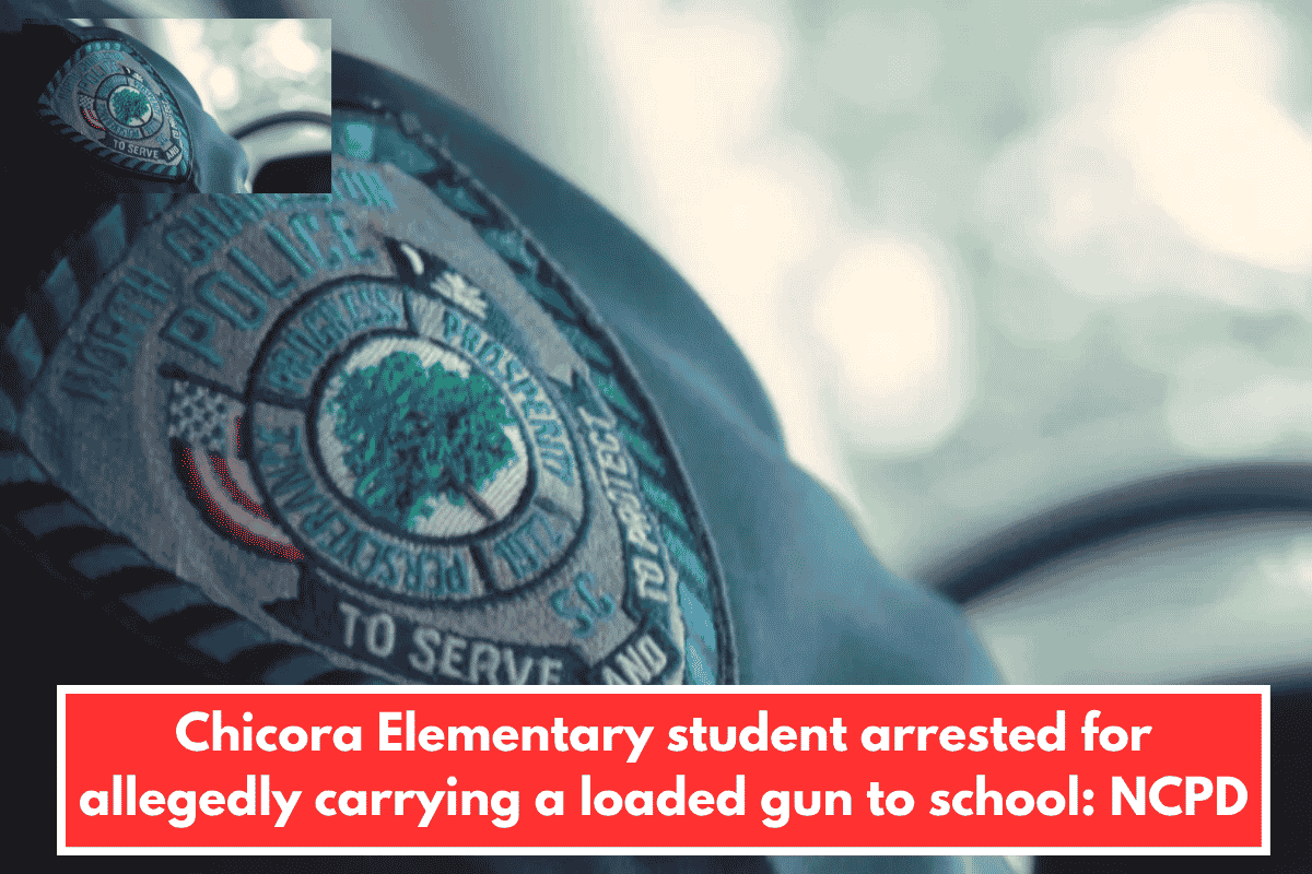 Chicora Elementary student arrested for allegedly carrying a loaded gun to school: NCPD