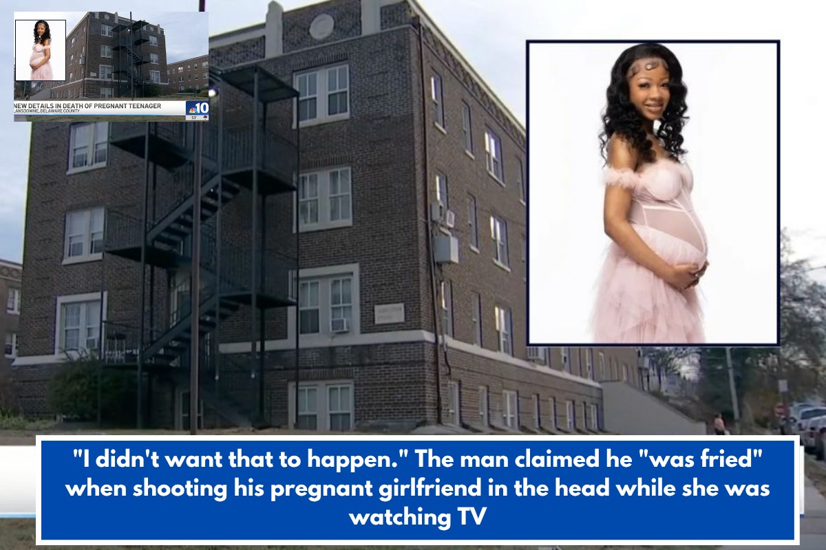 "I didn't want that to happen." The man claimed he "was fried" when shooting his pregnant girlfriend in the head while she was watching TV