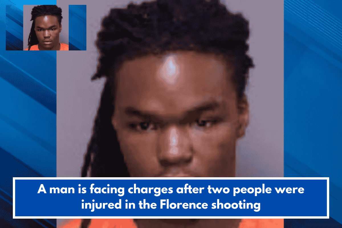 A man is facing charges after two people were injured in the Florence shooting