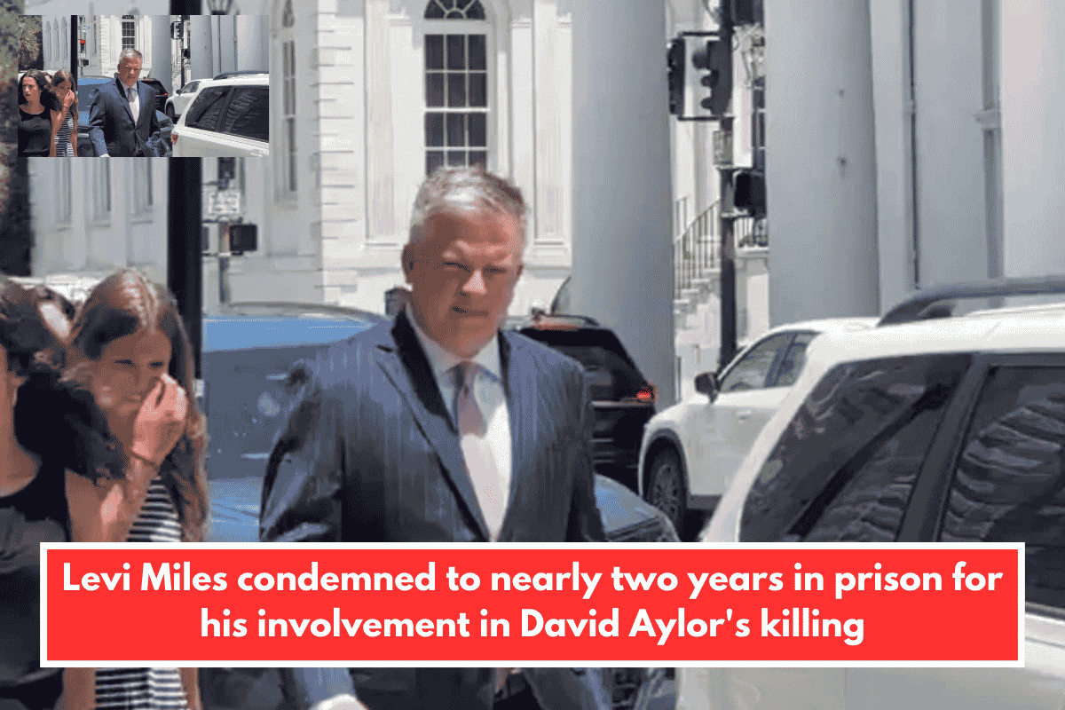 Levi Miles condemned to nearly two years in prison for his involvement in David Aylor's killing