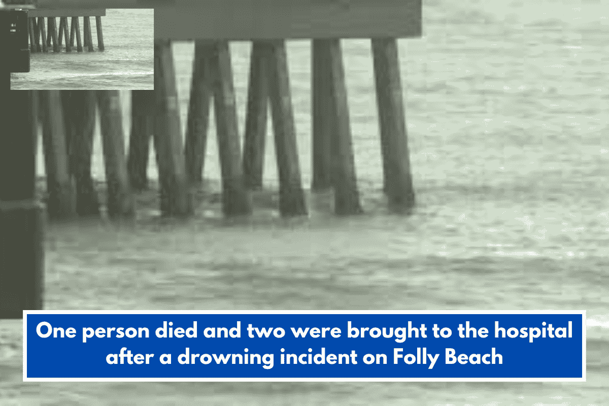 One person died and two were brought to the hospital after a drowning incident on Folly Beach