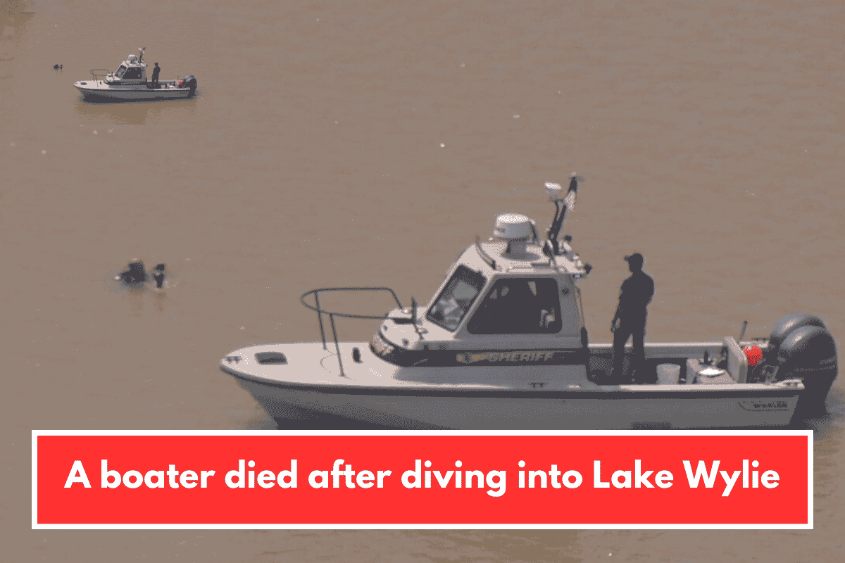 A boater died after diving into Lake Wylie