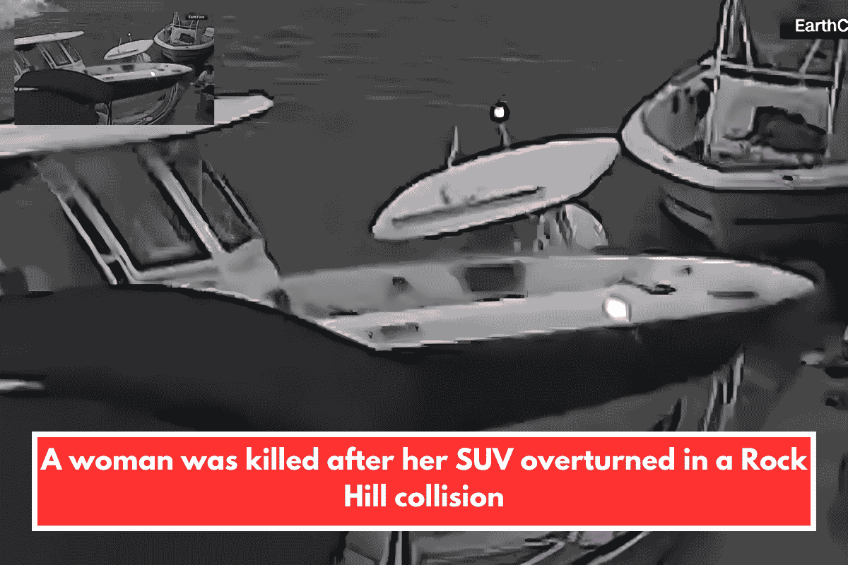 A woman was killed after her SUV overturned in a Rock Hill collision