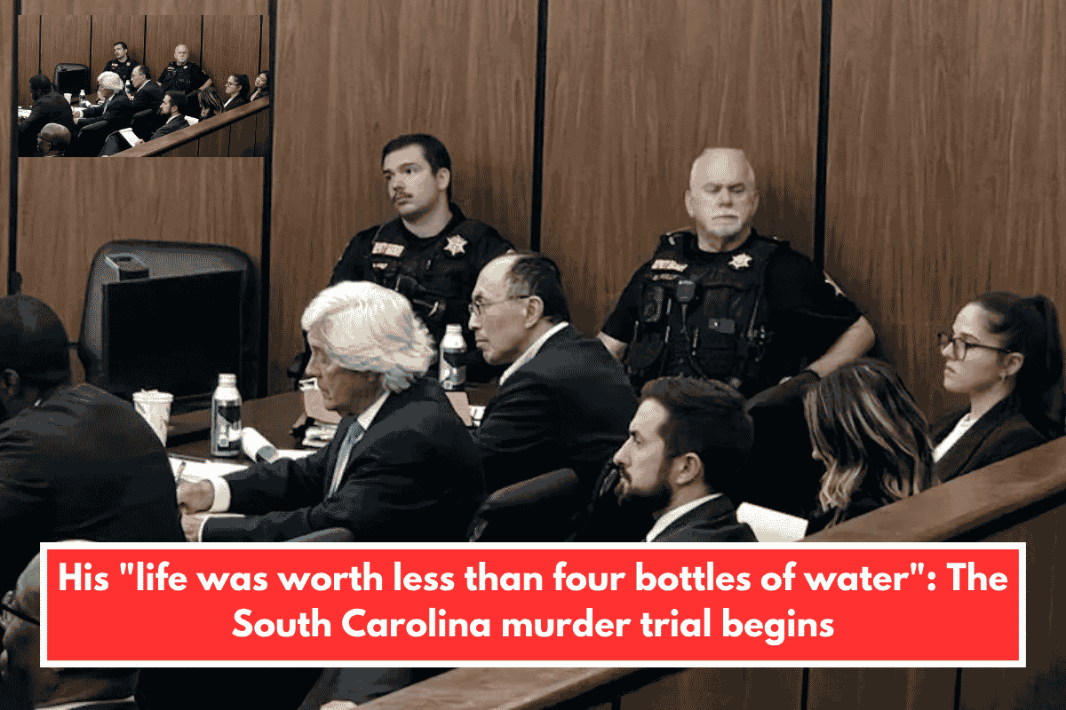 His "life was worth less than four bottles of water": The South Carolina murder trial begins