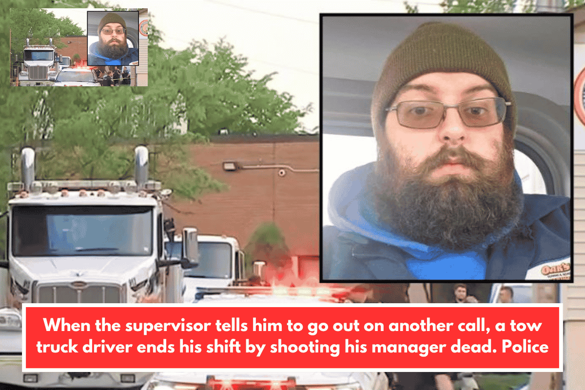 When the supervisor tells him to go out on another call, a tow truck driver ends his shift by shooting his manager dead. Police
