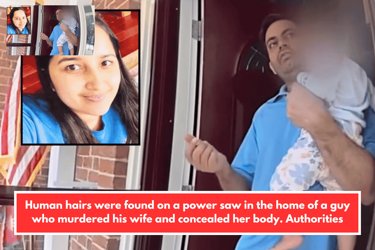 Human hairs were found on a power saw in the home of a guy who murdered his wife and concealed her body. Authorities
