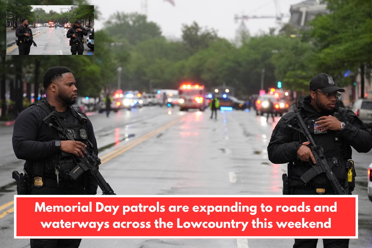 Memorial Day patrols are expanding to roads and waterways across the Lowcountry this weekend