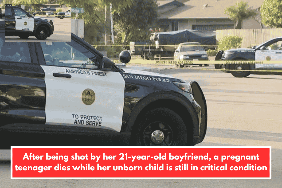 After being shot by her 21-year-old boyfriend, a pregnant teenager dies while her unborn child is still in critical condition