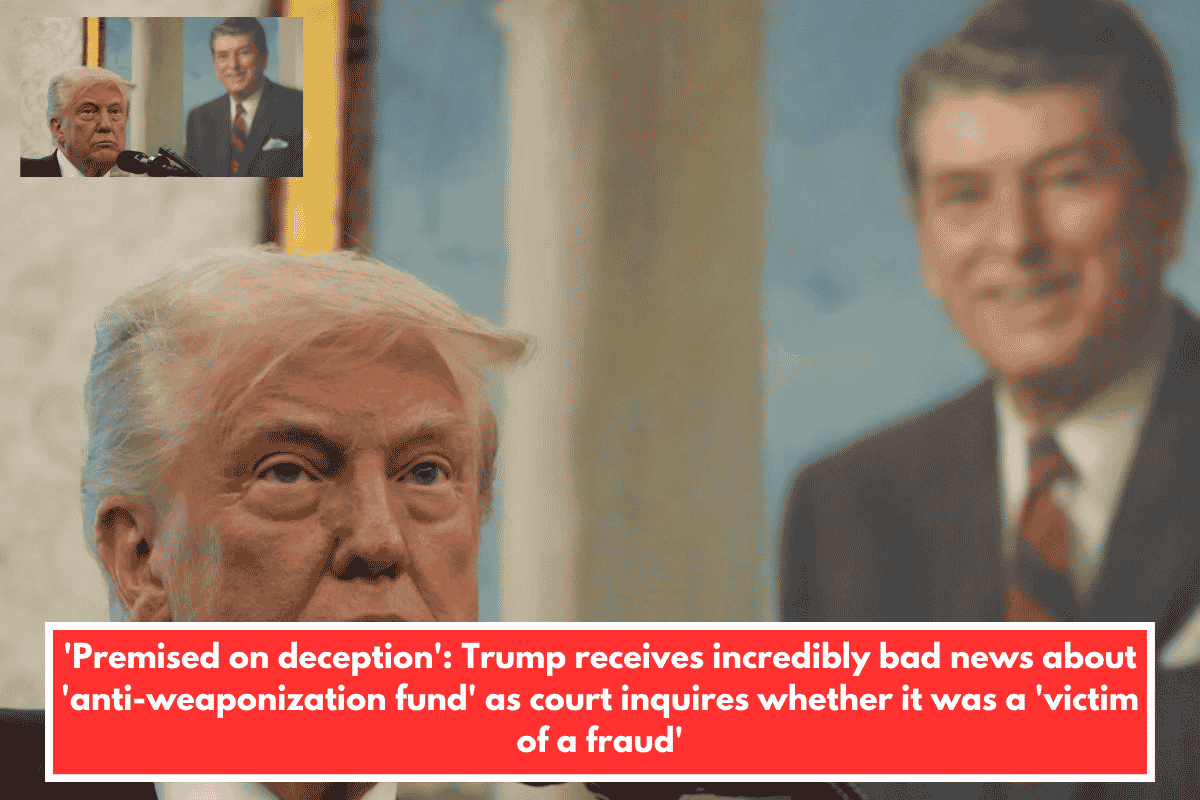 'Premised on deception': Trump receives incredibly bad news about 'anti-weaponization fund' as court inquires whether it was a 'victim of a fraud'