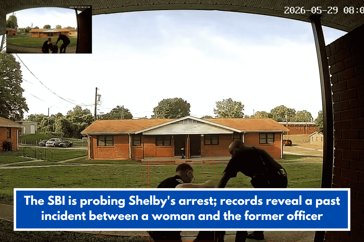 The SBI is probing Shelby's arrest; records reveal a past incident between a woman and the former officer