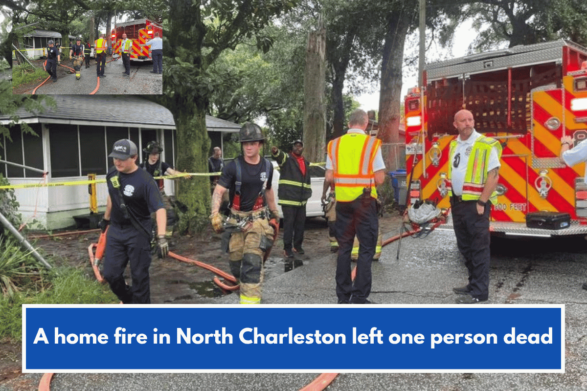 A home fire in North Charleston left one person dead