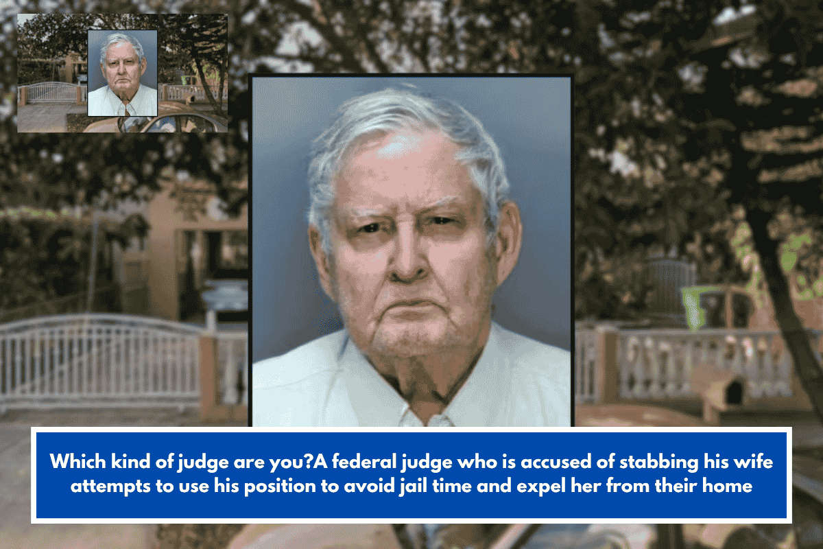 Which kind of judge are you?A federal judge who is accused of stabbing his wife attempts to use his position to avoid jail time and expel her from their home