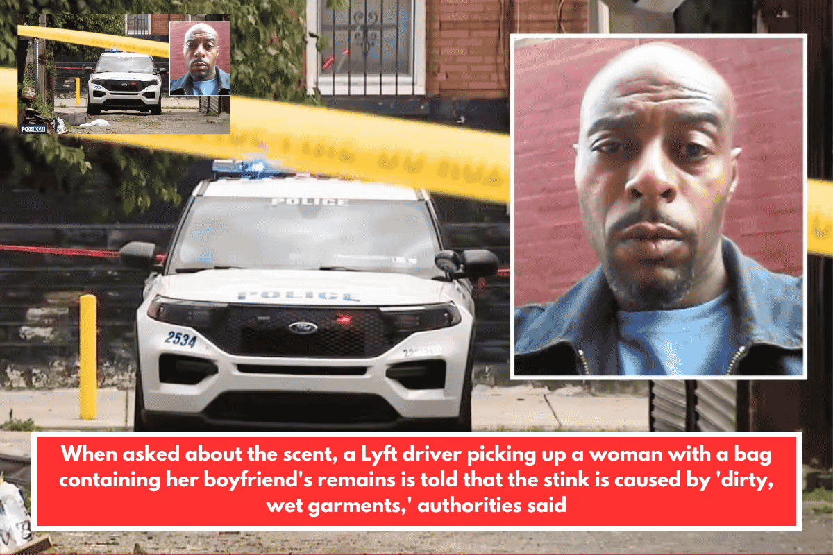 When asked about the scent, a Lyft driver picking up a woman with a bag containing her boyfriend's remains is told that the stink is caused by 'dirty, wet garments,' authorities said