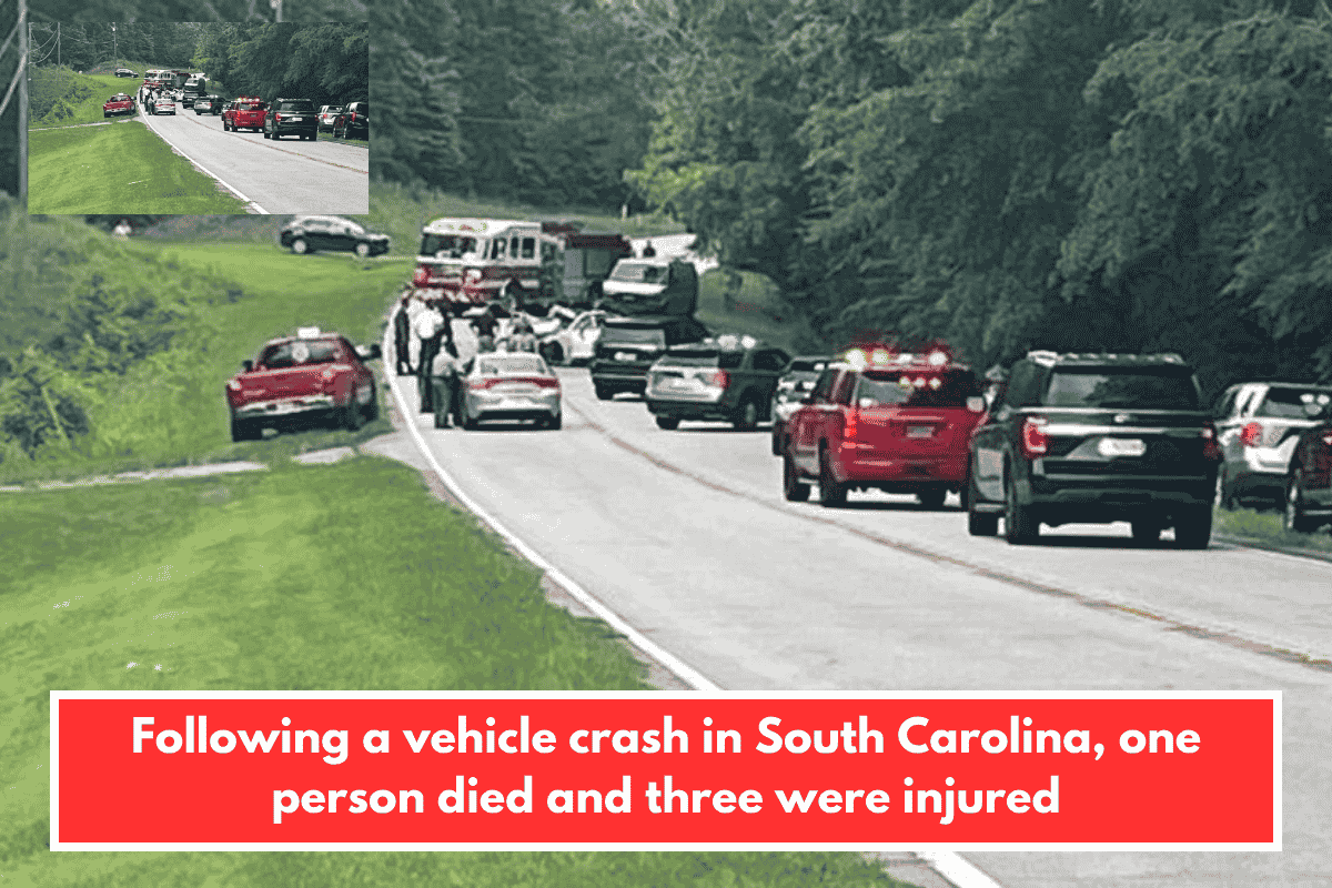 Following a vehicle crash in South Carolina, one person died and three were injured