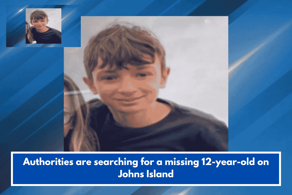 Authorities are searching for a missing 12-year-old on Johns Island